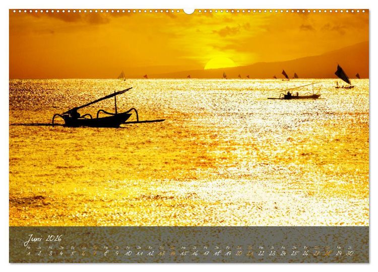 Produktbild: Bali Dreams - Inselzauber in Indonesien (Wandkalender 2026 DIN A2 quer), CALVENDO Monatskalender