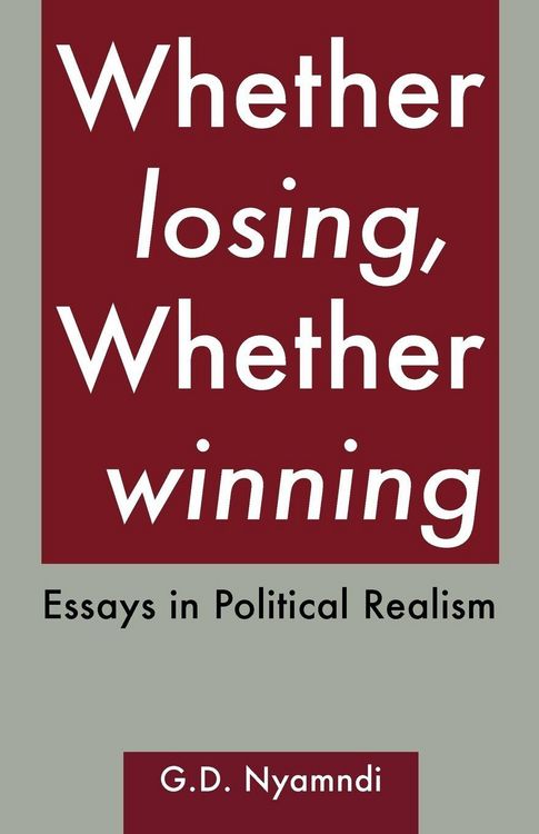 Produktbild: Whether Losing, Whether Winning. Essays in Political Realism