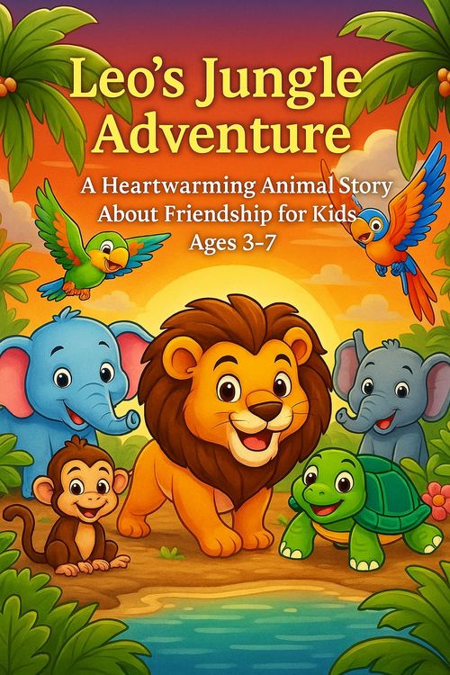 Produktbild: Leo's Jungle Adventure - A Heartwarming Animal Story About Friendship for Kids Ages 3-7