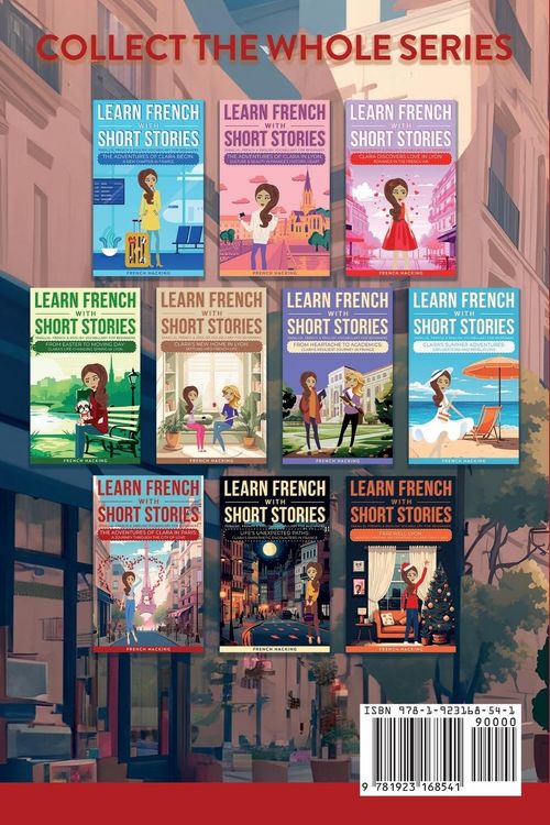 Produktbild: Learn French With Short Stories - Parallel French & English Vocabulary for Beginners. The Adventures of Clara in Paris
