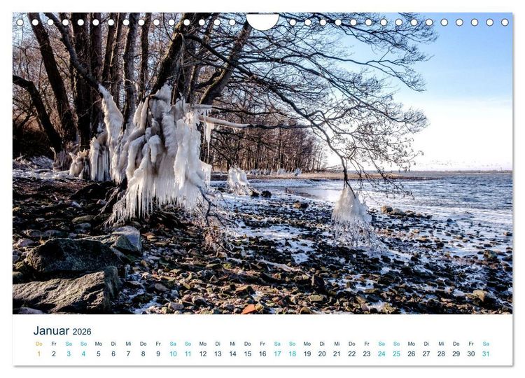 Produktbild: Die Schlei - Segelrevier und Naherholungsgebiet (Wandkalender 2026 DIN A4 quer), CALVENDO Monatskalender