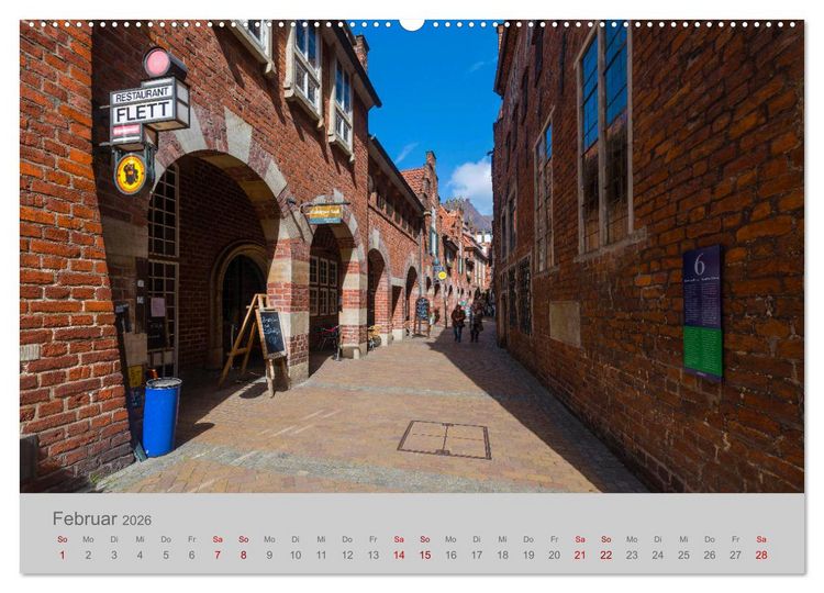 Produktbild: Hansestadt Bremen (hochwertiger Premium Wandkalender 2026 DIN A2 quer), Kunstdruck in Hochglanz