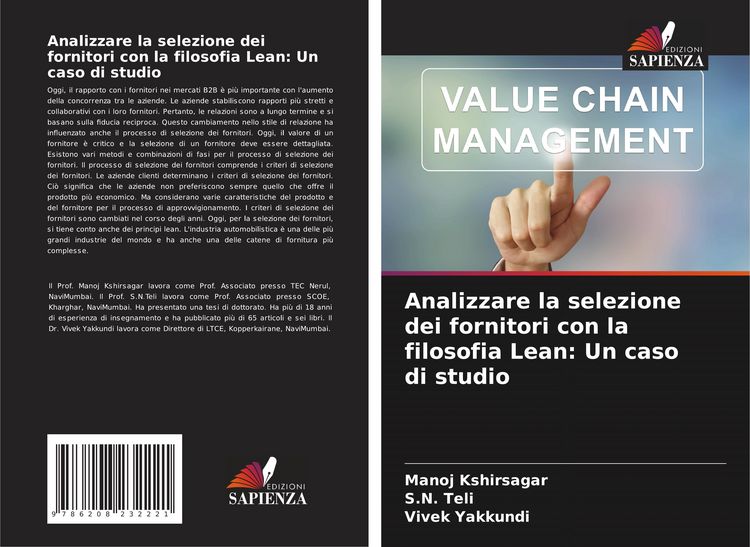 Produktbild: Analizzare la selezione dei fornitori con la filosofia Lean: Un caso di studio
