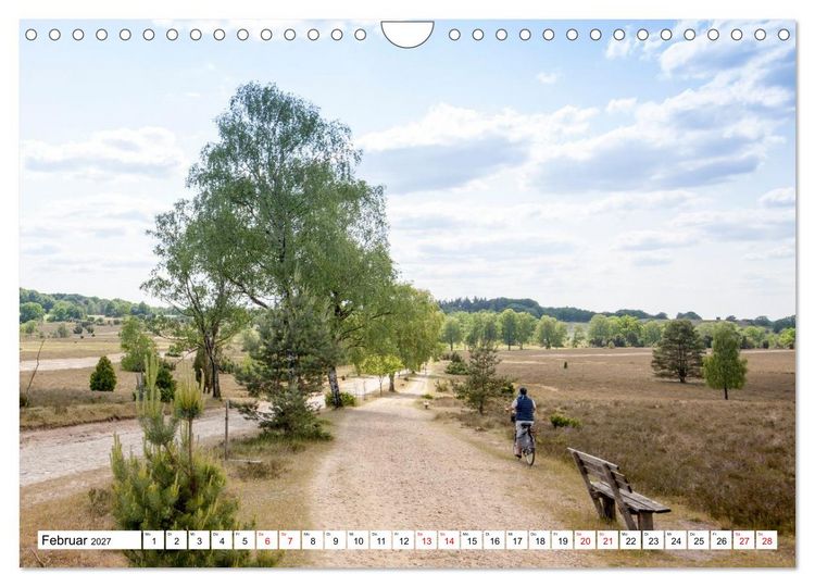 Produktbild: Radland Deutschland - L&uuml;neburger Heide (Wandkalender 2027 DIN A4 quer), CALVENDO Monatskalender