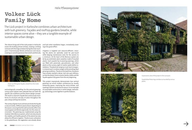 Produktbild: CRADLE Book: Greened Architecture