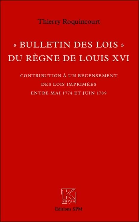 Produktbild: "Bulletin des lois" du r&egrave;gne de Louis XVI