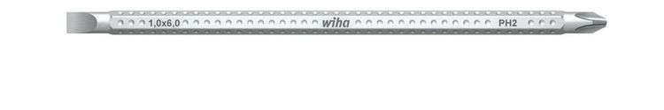 Produktbild: Wiha Werkstatt Schlitz, Kreuzschlitz Phillips Wechselklinge 6 mm PH 2 150 mm Passend f&uuml;r (Serie Schraubendreher) Wiha System 6