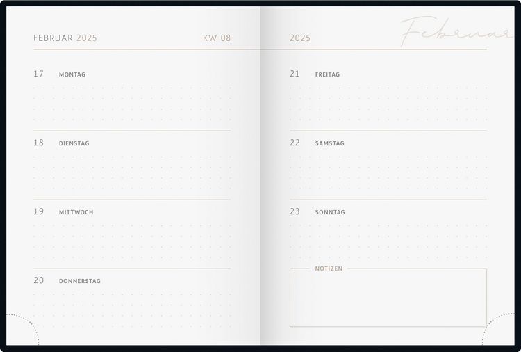 Rido/idé 7013607035 Taschenkalender Young Line Mini (2025) "Motivation