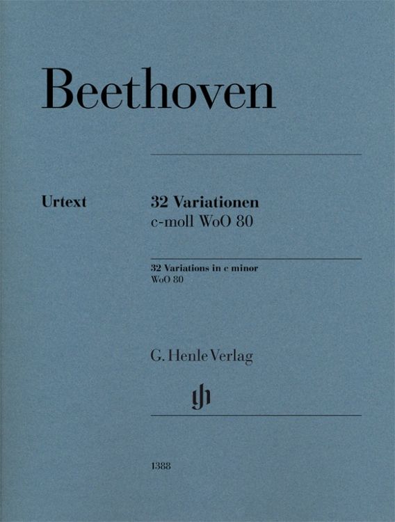 Produktbild: Ludwig van Beethoven - 32 Variationen c-moll WoO 80