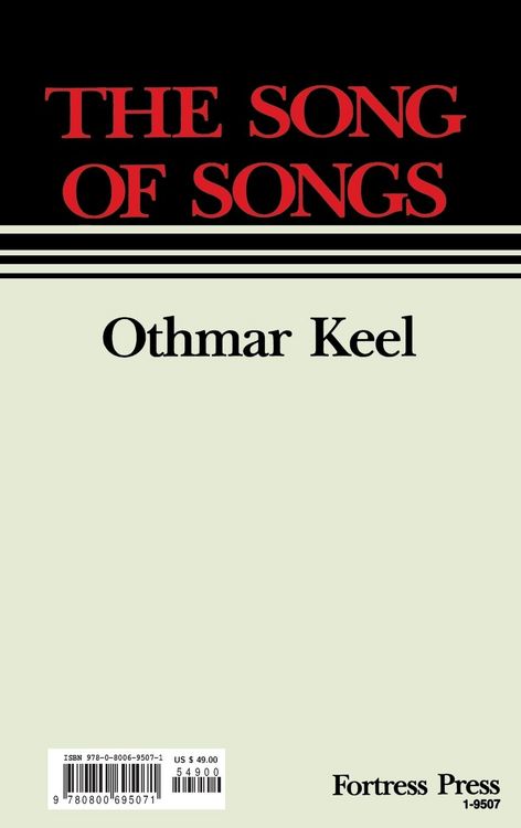 Produktbild: Song of Songs Continental Comm