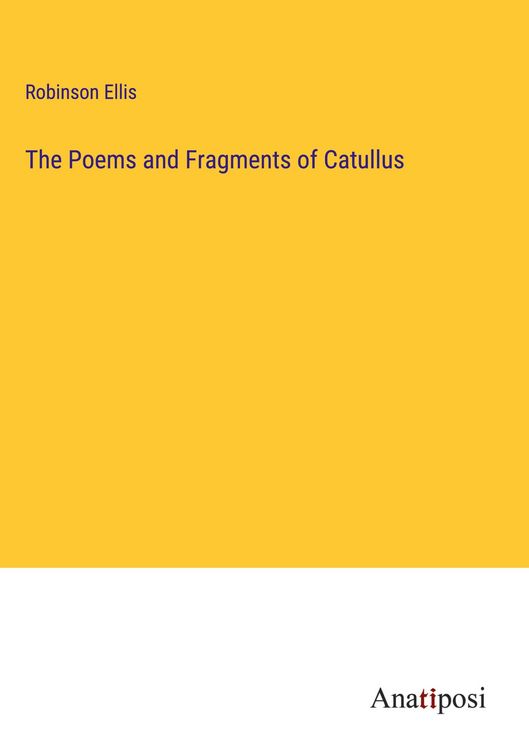 Produktbild: The Poems and Fragments of Catullus