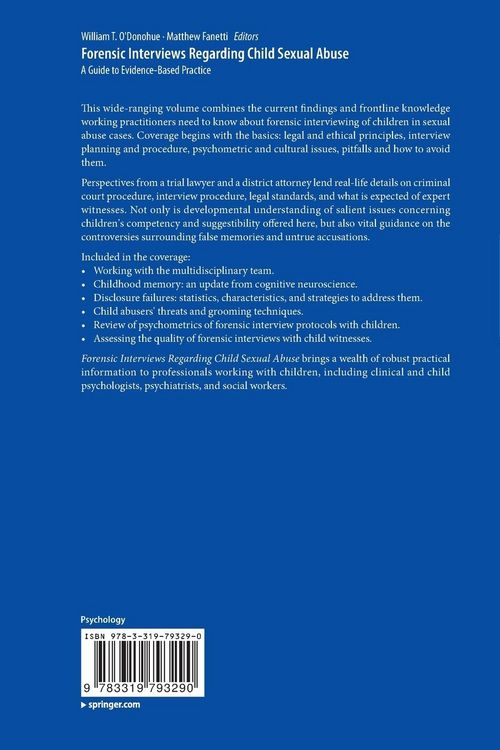 Produktbild: Forensic Interviews Regarding Child Sexual Abuse