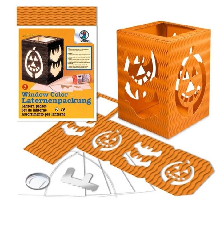 Produktbild: URSUS Laternenzeit Deko-Laterne Halloween, schwarz