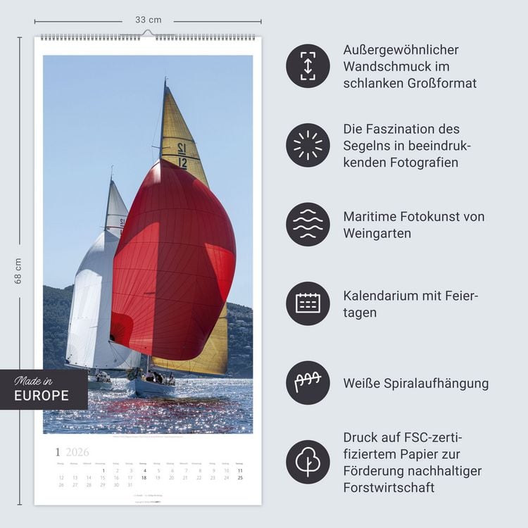 Produktbild: Under Sail Kalender 2026