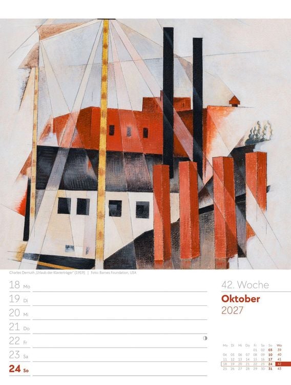 Produktbild: Kunstwelt Wochenplaner Kalender 2027 | Impressionismus und Klassische Moderne