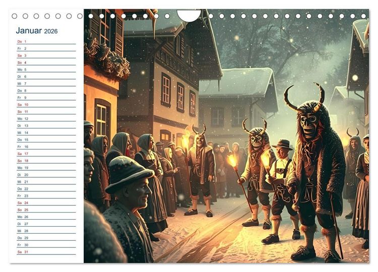 Produktbild: Boarisch durchs Jahr - Feste Br&auml;uche und Lebenslust (Wandkalender 2026 DIN A4 quer), CALVENDO Monatskalender