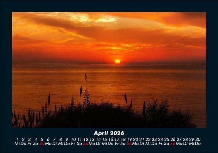 Produktbild: Sonnenuntergang 2026 Fotokalender DIN A5