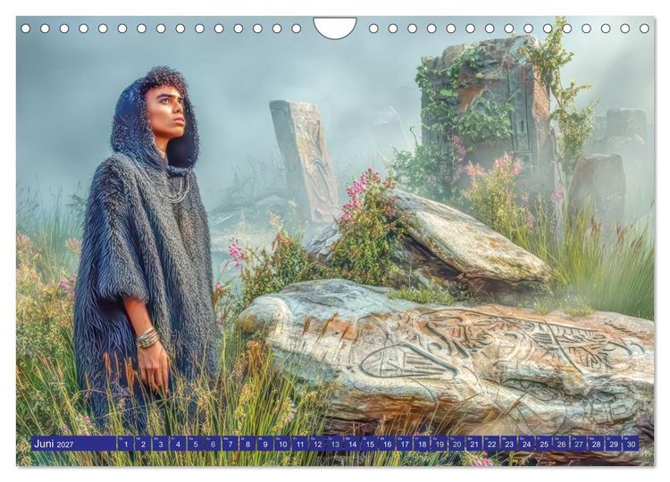 Produktbild: Mystische Kraftorte - Fantasiewerke (Wandkalender 2027 DIN A4 quer), CALVENDO Monatskalender