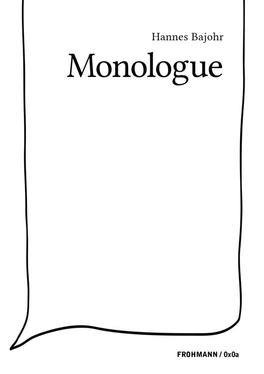 Produktbild: Monologue
