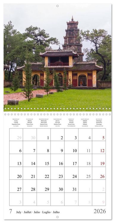 Produktbild: Colours of Vietnam (Wall Calendar 2026 12 &times; 12 Inch) CALVENDO 12 Month Wall Calendar