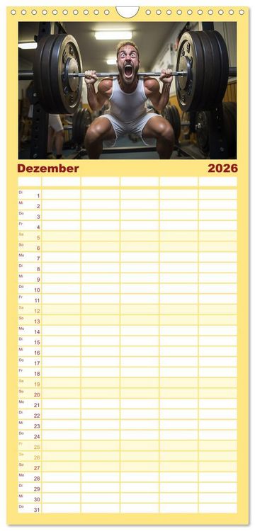 Produktbild: Familienplaner 2026 - Das macht Spa&szlig;, haben sie gesagt mit 5 Spalten (Wandkalender, 21 x 45 cm) CALVENDO