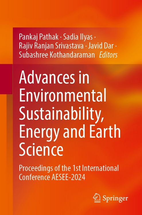 Produktbild: Advances in Environmental Sustainability, Energy and Earth Science