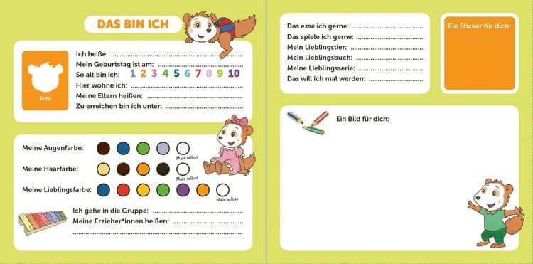 Produktbild: Bobo Siebenschl&auml;fer - Mein Kindergarten Freundebuch