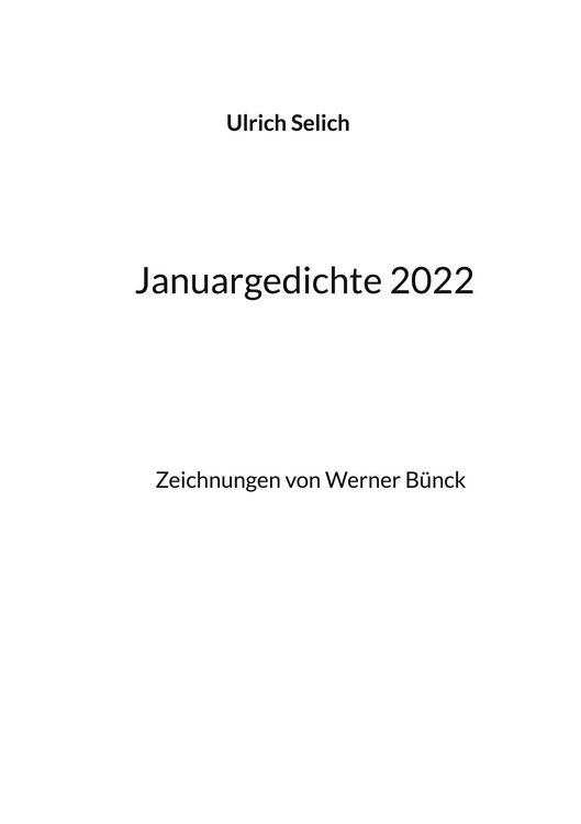 Produktbild: Januargedichte