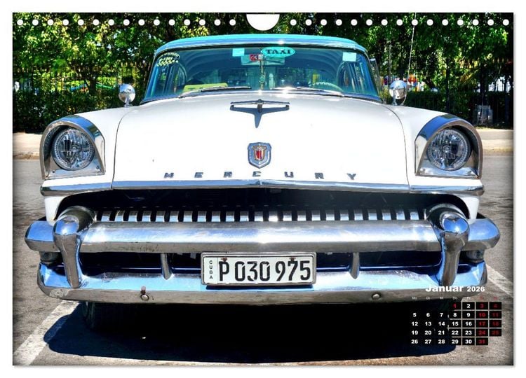Produktbild: MERCURY '55 (Wandkalender 2026 DIN A4 quer), CALVENDO Monatskalender