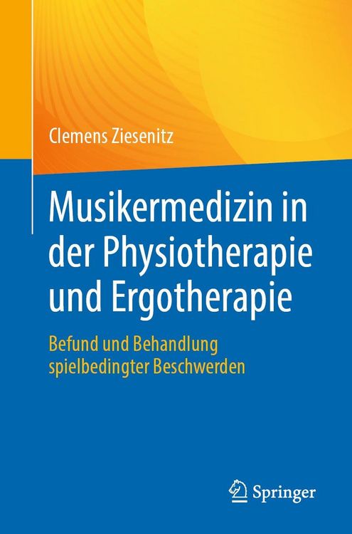 Produktbild: Musikermedizin in der Physiotherapie und Ergotherapie
