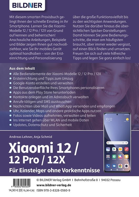 Xiaomi 12 / 12 Pro / 12X - Alle Modelle  - Für Einsteiger ohne Vorkenntnisse