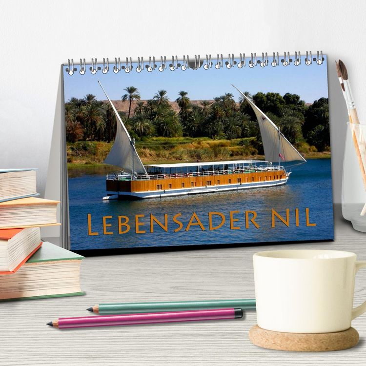 Produktbild: Lebensader Nil (Tischkalender 2026 DIN A5 quer), CALVENDO Monatskalender