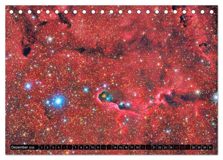Produktbild: Nachthimmel (Tischkalender 2026 DIN A5 quer), CALVENDO Monatskalender