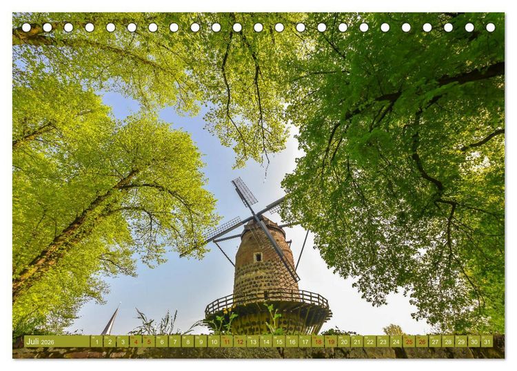 Produktbild: Romantischer Rhein-Kreis Neuss (Tischkalender 2026 DIN A5 quer), CALVENDO Monatskalender