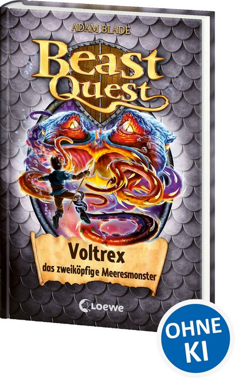 Produktbild: Beast Quest (Band 58) - Voltrex, das zweik&ouml;pfige Meeresmonster