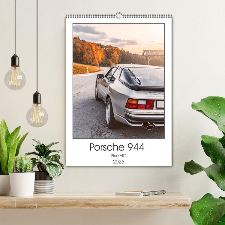 Produktbild: Porsche 944 - Fine Art (Wandkalender 2026 DIN A2 hoch), CALVENDO Monatskalender