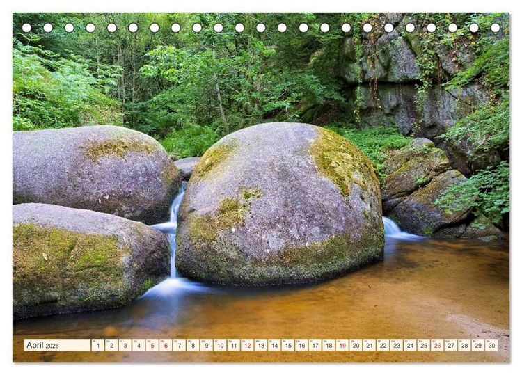 Produktbild: Huelgoat - Sagenumwobener M&auml;rchenwald in der Bretagne (Tischkalender 2026 DIN A5 quer), CALVENDO Monatskalender