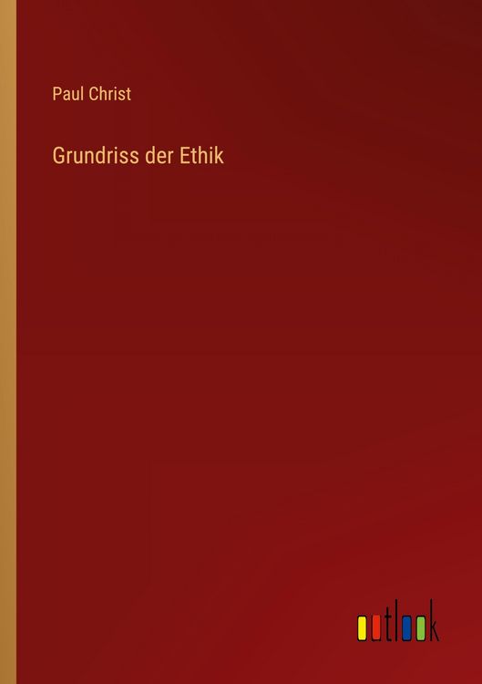 Produktbild: Grundriss der Ethik
