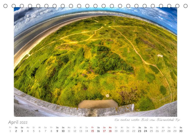 Produktbild: Die Nordseek&uuml;ste J&uuml;tlands - Leuchtt&uuml;rme und Mee(h)r (Tischkalender 2022 DIN A5 quer)
