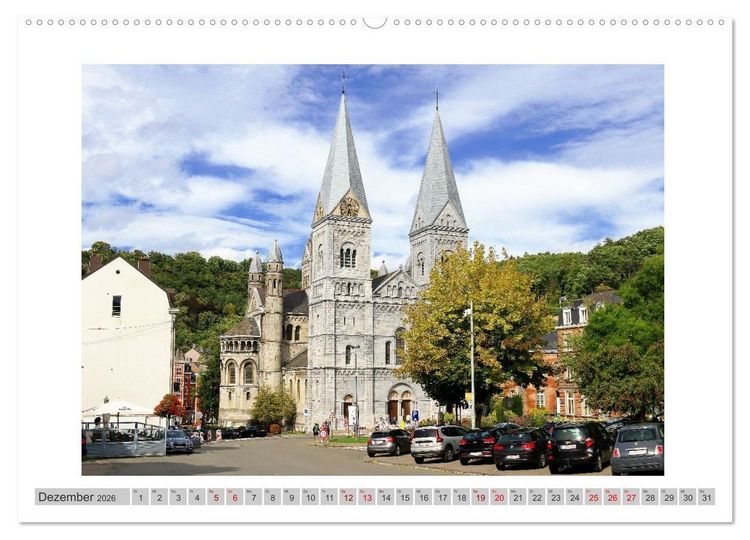 Produktbild: SPA - Die belgische Stadt des Wassers (hochwertiger Premium Wandkalender 2026 DIN A2 quer), Kunstdruck in Hochglanz