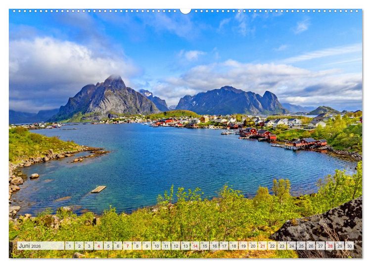 Produktbild: Vom Nordkap zum S&uuml;dkap (hochwertiger Premium Wandkalender 2026 DIN A2 quer), Kunstdruck in Hochglanz