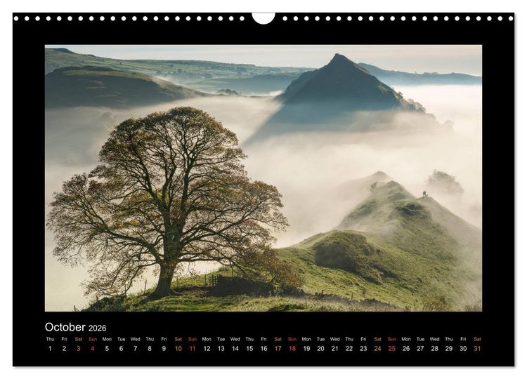 Produktbild: The Changing Seasons of the Peak District (Wall Calendar 2026 DIN A3 landscape), CALVENDO 12 Month Wall Calendar