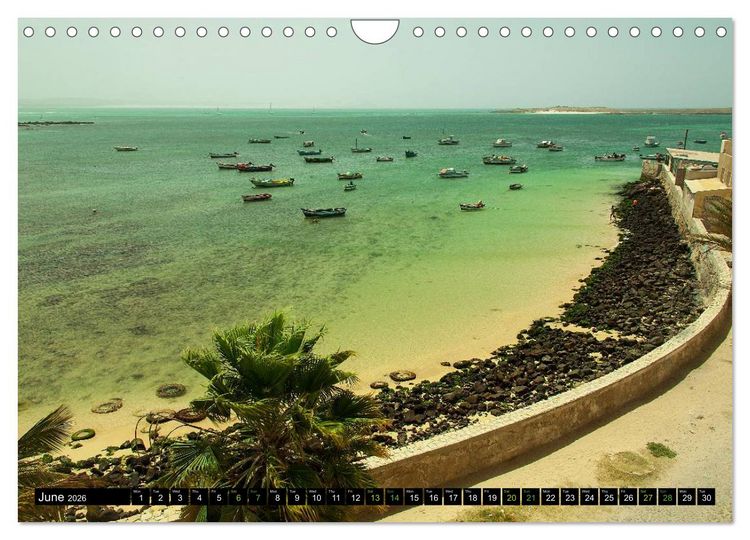 Produktbild: Cabo Verde - Africa's Dream Archipelago (Wall Calendar 2026 DIN A4 landscape), CALVENDO 12 Month Wall Calendar