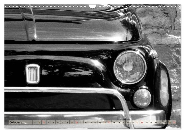 Produktbild: il Cinquecento - Details im Fokus - im Look eines legend&auml;ren Analogfilms (Wandkalender 2027 DIN A3 quer), CALVENDO Monatskalender