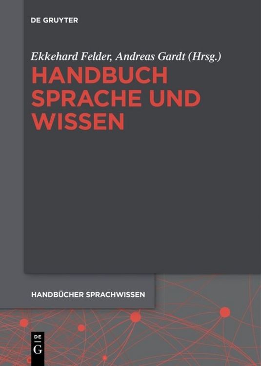 Produktbild: Handbuch Sprache und Wissen