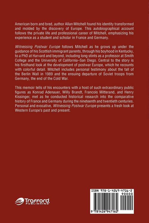 Produktbild: Witnessing Postwar Europe