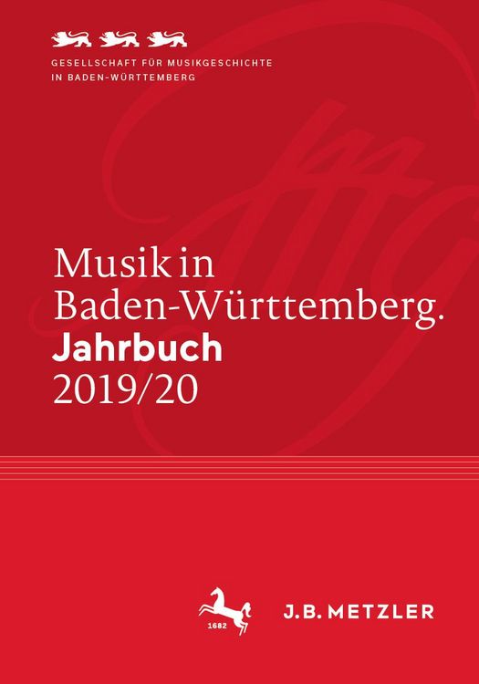 Produktbild: Musik in Baden-W&uuml;rttemberg. Jahrbuch 2019/20