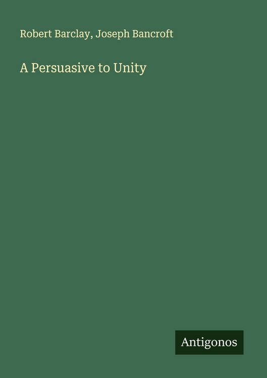Produktbild: A Persuasive to Unity