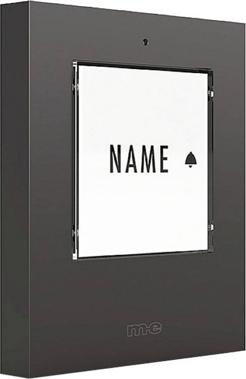 Produktbild: M-e modern-electronics 41303 Funkklingel Sender beleuchtet, mit Namensschild