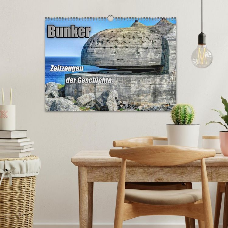 Produktbild: Bunker Zeitzeugen der Geschichte (Wandkalender 2026 DIN A3 quer), CALVENDO Monatskalender